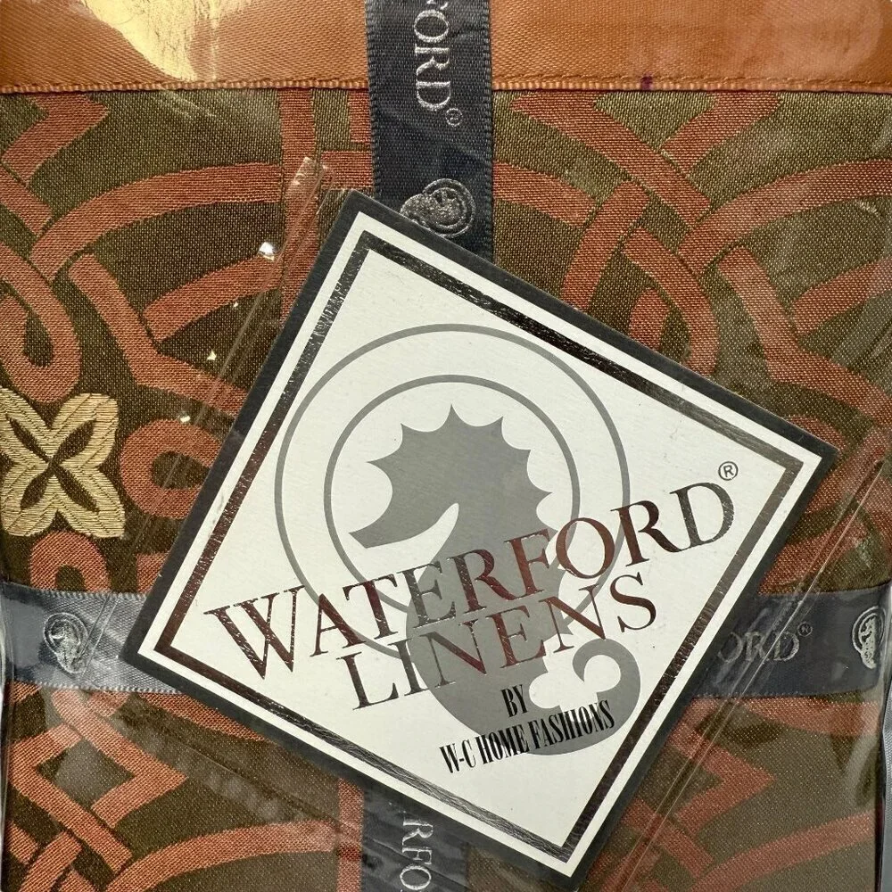 Waterford Pillowcase Bogden Cinnabar One Standard Sham Satin Luxury NEW